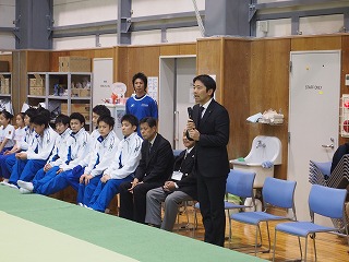 徳洲会体操クラブの選手による公開練習