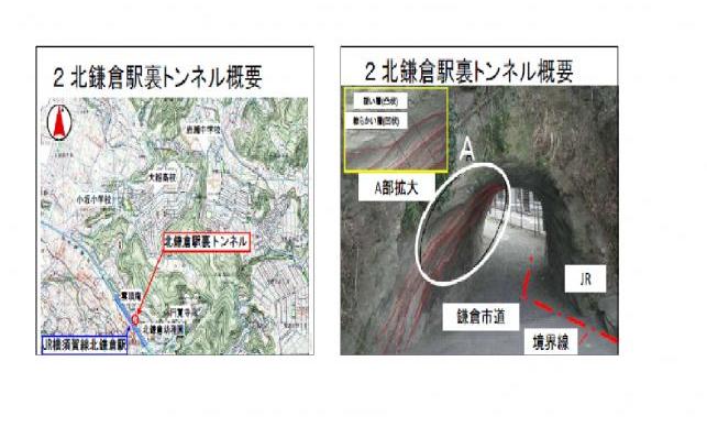 北鎌倉駅裏トンネル