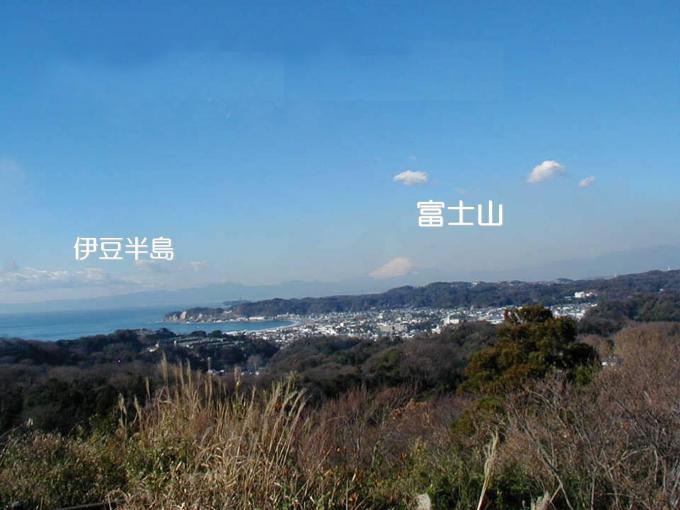衣張山からの眺望の写真