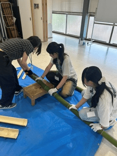 お椀づくりの様子
