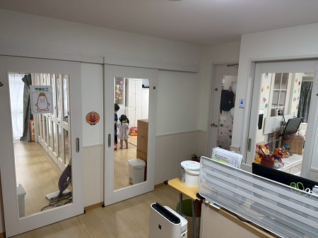 病児保育室トコトコの部屋の様子