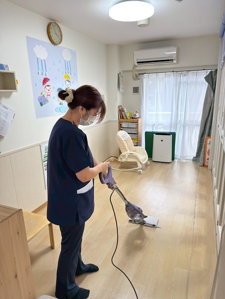清掃の様子
