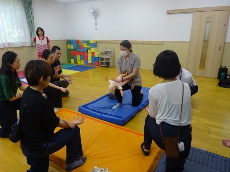 救命救急講座の様子