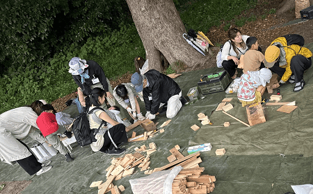 冒険遊び場活動の様子その1