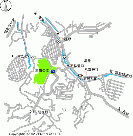 笛田公園地図