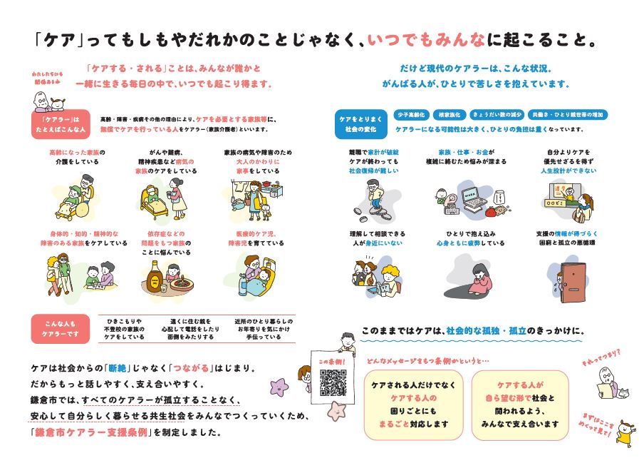 ケアラーパンフレット2、3面