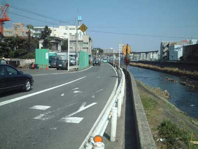 阿久和鎌倉線の拡幅未整備