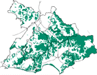 緑地の区域を示す図