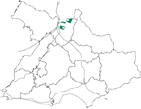 都市型住宅地の区域を示す図