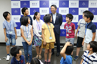 一日市長体験・市長と子どもたち