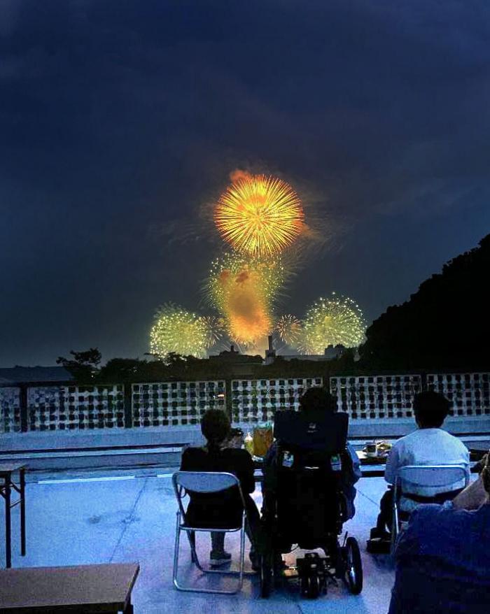令和6年度花火大会観覧の様子